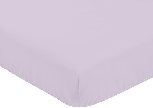 Sweet Jojo Designs Lavender Purple Fitted Crib Sheet