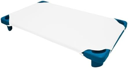 Camp County Beyond Toddler Cot Sheets 22x52 White Pack of 2