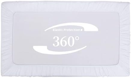 Shunjie Home Bamboo Viscose Crib Sheet 52x288 Inch