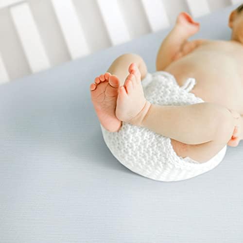 GRSSDER Muslin Crib Sheets 2 Pack 100 Cotton Safe Fit 52 x 28