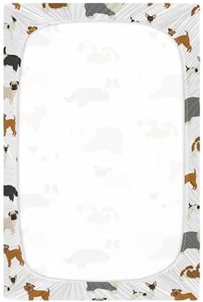 Soft Stretchy Crib Sheets for Baby Toddler Playard