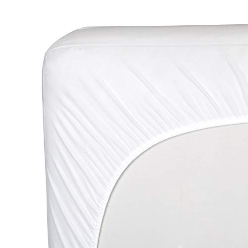Sealy Baby Plush Waterproof Crib Mattress Protector Pad - 52 x 28 White