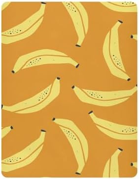 Tropical Banana Doodle Crib Sheets for Baby Toddlers