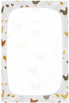 KICPOAY Crib Sheets Stretchy Playard Sheets for Baby Toddler