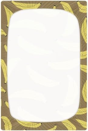 Tropical Banana Doodle Crib Sheets for Baby