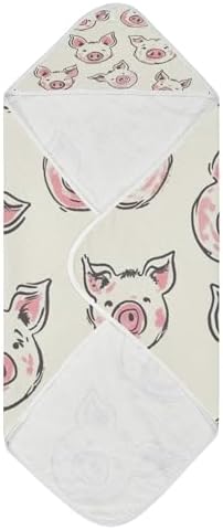 PaChyLuu 30x30 Inch Baby Hooded Towel Soft Cotton for Newborns