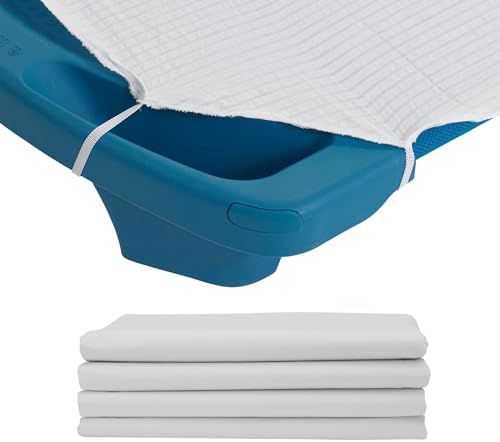 Childrens Factory Angeles Value Line White Cot Sheet Set of 100