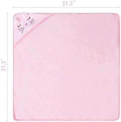 Catteyonce Hooded Baby Bath Towel - Ultra Soft and Hypoallergenic