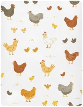 KICPOAY Crib Sheets Stretchy Playard Sheets for Baby Toddler