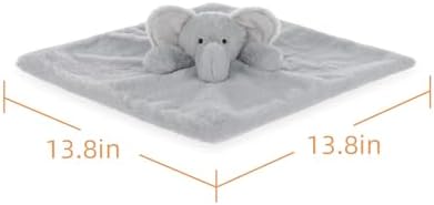 Apricot Lamb Smart Elephant Security Blanket for Babies 1