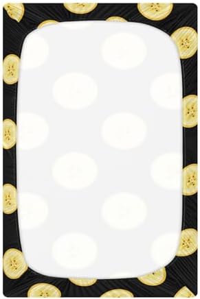 Tropical Banana Slices Crib Sheets for Baby Toddler