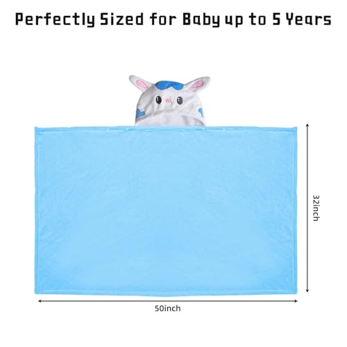FUBANRAY Toddler Bath Towels 2-Pack Hooded with Animal Design