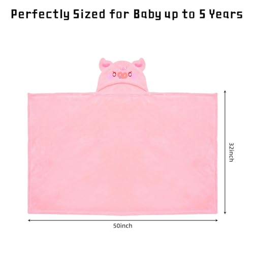 Fubanray Toddler Bath Towel with Hood 2-Pack 1