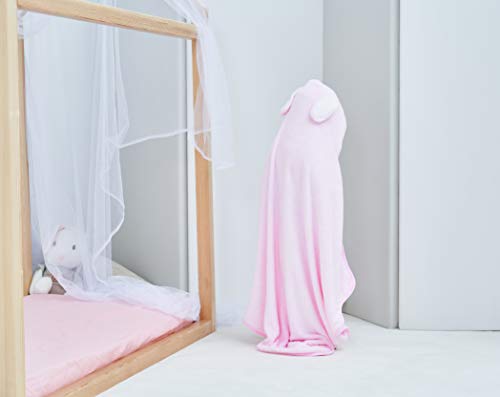 HIPHOP PANDA Hooded Towel - Bamboo Rayon Absorbent Baby Towel with Bear Ears