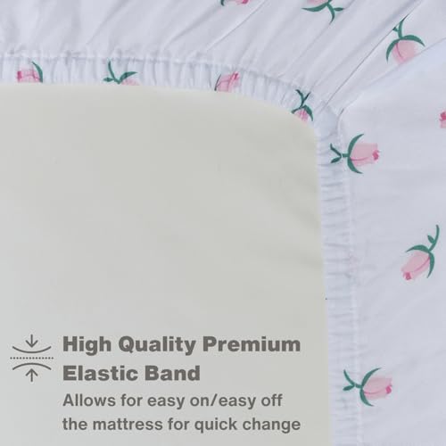 EVERYDAY KIDS 2 Pack Fitted Crib Sheets