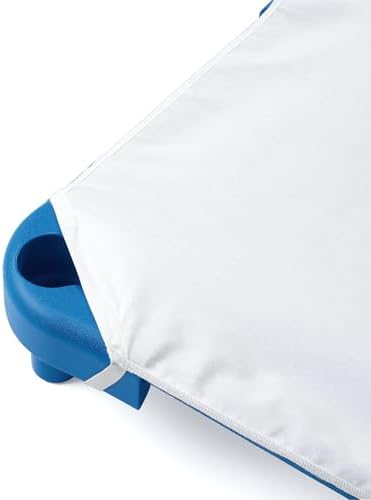Childrens Factory Angeles Value Line White Cot Sheet Set of 100
