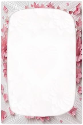 Wajiw Crib Sheets for Girls and Boys 28x52In Standard Size