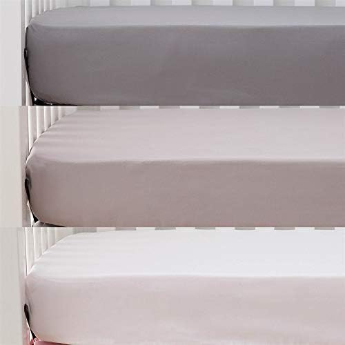 Belsden 3 Pack Crib Sheets Fitted Set