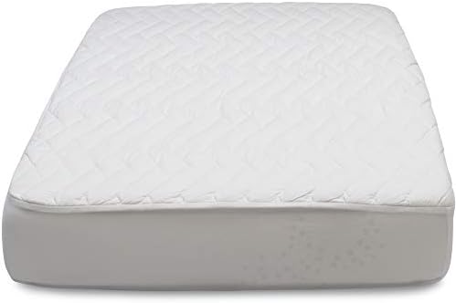 Beautyrest Kids Silver DualCool Fitted Mattress Pad Cover Waterproof 52 x 28 White
