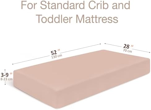 Warm Cuddles Organic Crib Sheets 52x28in