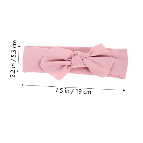 SECFOU Girls Bow Headband 2 Pack Newborn Baby Comfortable Stylish