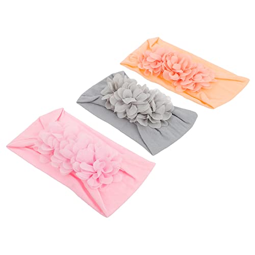 Hemoton Floral Headbands for Baby Girls 3 Pack