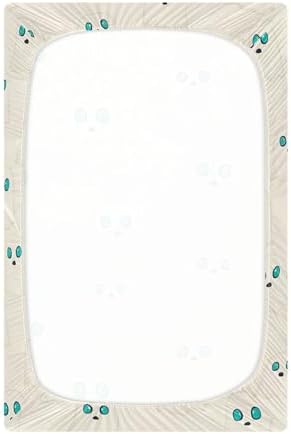 Qilmy Cartoon Ghosts Crib Sheet for Babies