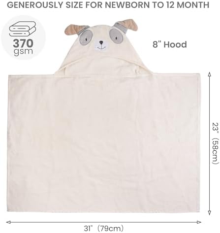 Viviland 2 Pack Hooded Baby Towels