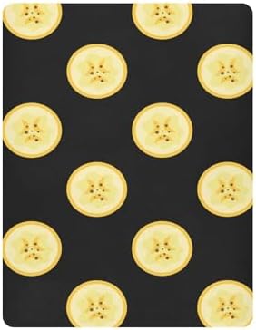 Tropical Banana Slices Crib Sheets for Baby Toddler