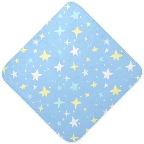 BOESI Doodle Colorful Stars Baby Bath Towel