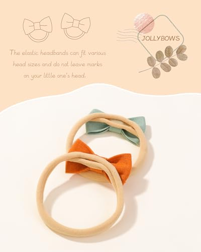 Jollybows 20pcs 2 Baby Girl Hair Bows Headbands