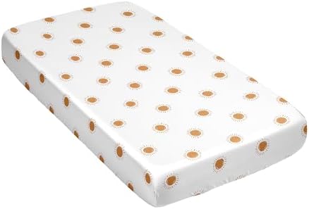 Sweet Jojo Designs Orange White Boho Crib Sheet