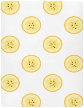 Tropical Banana Slices Crib Sheets Playard Sheets for Baby Toddler