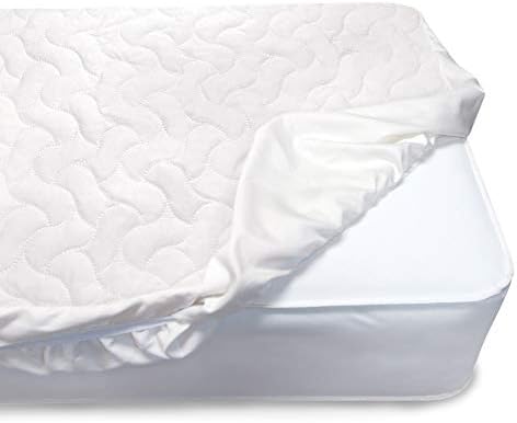 Serta Sertapedic Crib Mattress Protector - Nanotex Waterproof 52x28 White