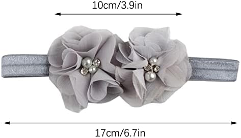 Yihaojia Baby Girl Flower Headbands For Newborn to Toddlers