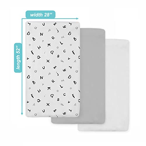 American Baby Company 3 Pack Cotton Crib Sheets