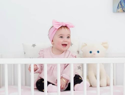 Babygiz Baby Girl Headbands with Bows Pink