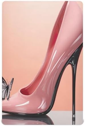 Wajiw High Heel Crib Sheets Soft Breathable Fitted 28x52In