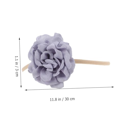 CIMAXIC 10-Pack Safe Baby Headband Set with Flower Headdress