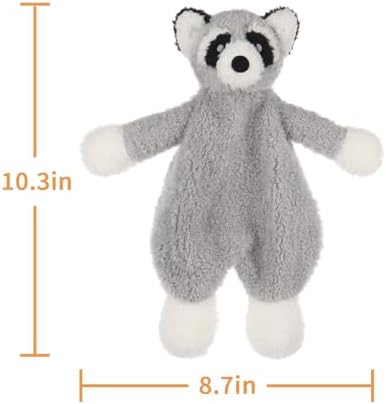 Apricot Lamb Raccoon Lovey Blanket for Babies 103 Inches 1