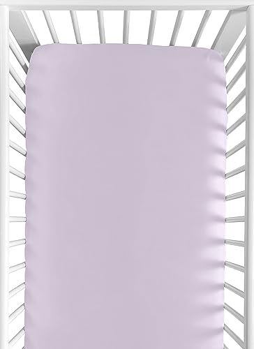 Sweet Jojo Designs Lavender Purple Fitted Crib Sheet