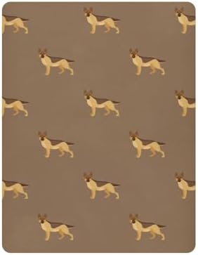KICPOAY Shepherd Brown Crib Sheets Stretchy Playard Sheets for Baby Toddler