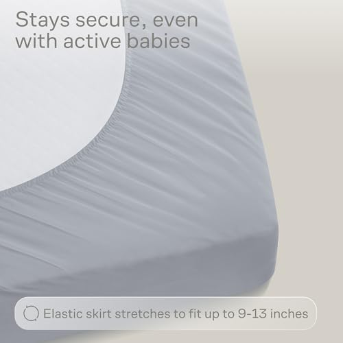 Niagara 2 Pack Bamboo Viscose Waterproof Crib Mattress Protector