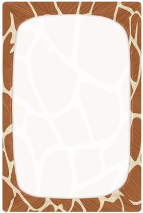 Giraffe Skin Brown Crib Sheets for Baby Toddler