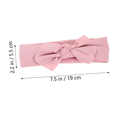 VICASKY Baby Girls Headbands Bows 2 Pack Comfortable Big Bow Headbands