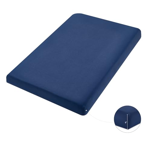 TILLYOU Mini Crib Fitted Sheet - 38 x 24 Starry Adventure