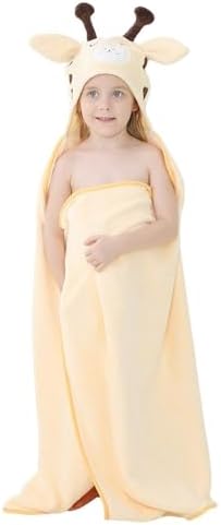 MICHLEY Giraffe Hooded Baby Towel for 0-9T