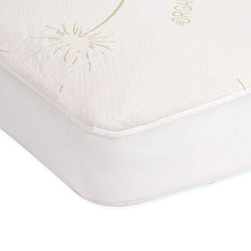 Sealy Baby Plush Waterproof Crib Mattress Protector Pad - 52 x 28 White