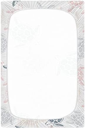 Xigua Sea Turtles Crib Sheet for Baby Bed