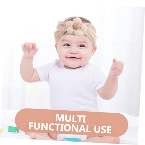 SUPVOX 4Pcs Floral Headbands for Newborns